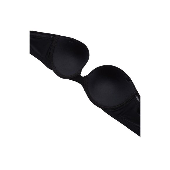 🆕NATORI Minimal Contour Underwire Strapless Bra 34DD Black #729229 - Picture 7 of 11